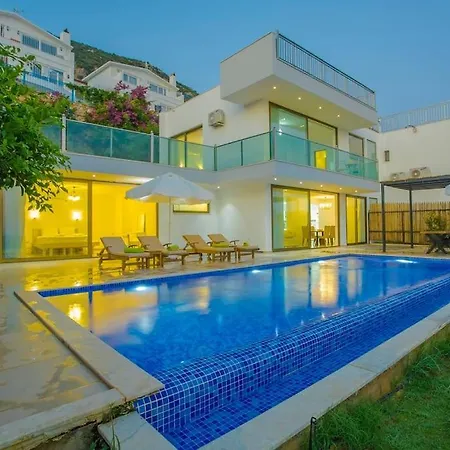 Villa Kalkan'da Muhtesem Deniz Manzarali Villa-awz200 Kaş